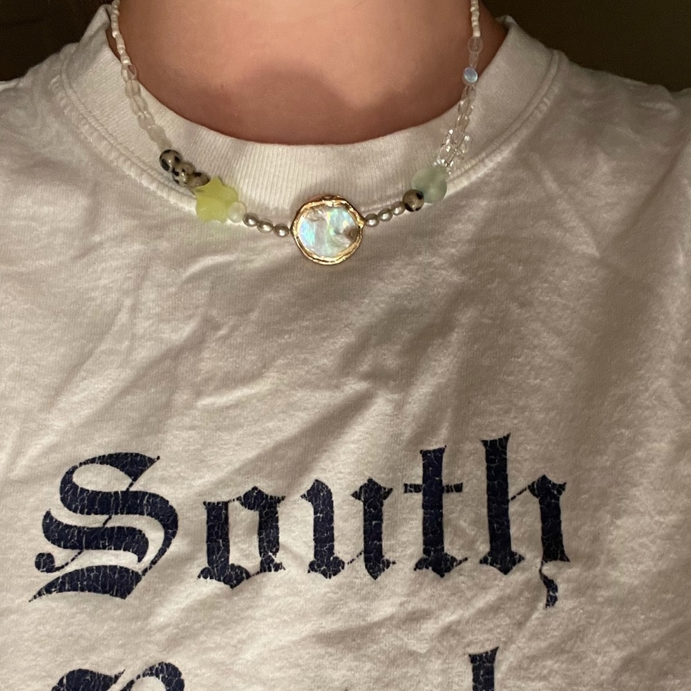 THROWN bead necklace